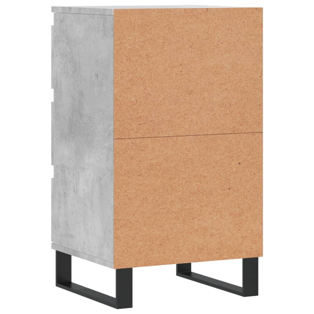 Komoda siva boja betona 40 x 35 x 70 cm od konstruiranog drva