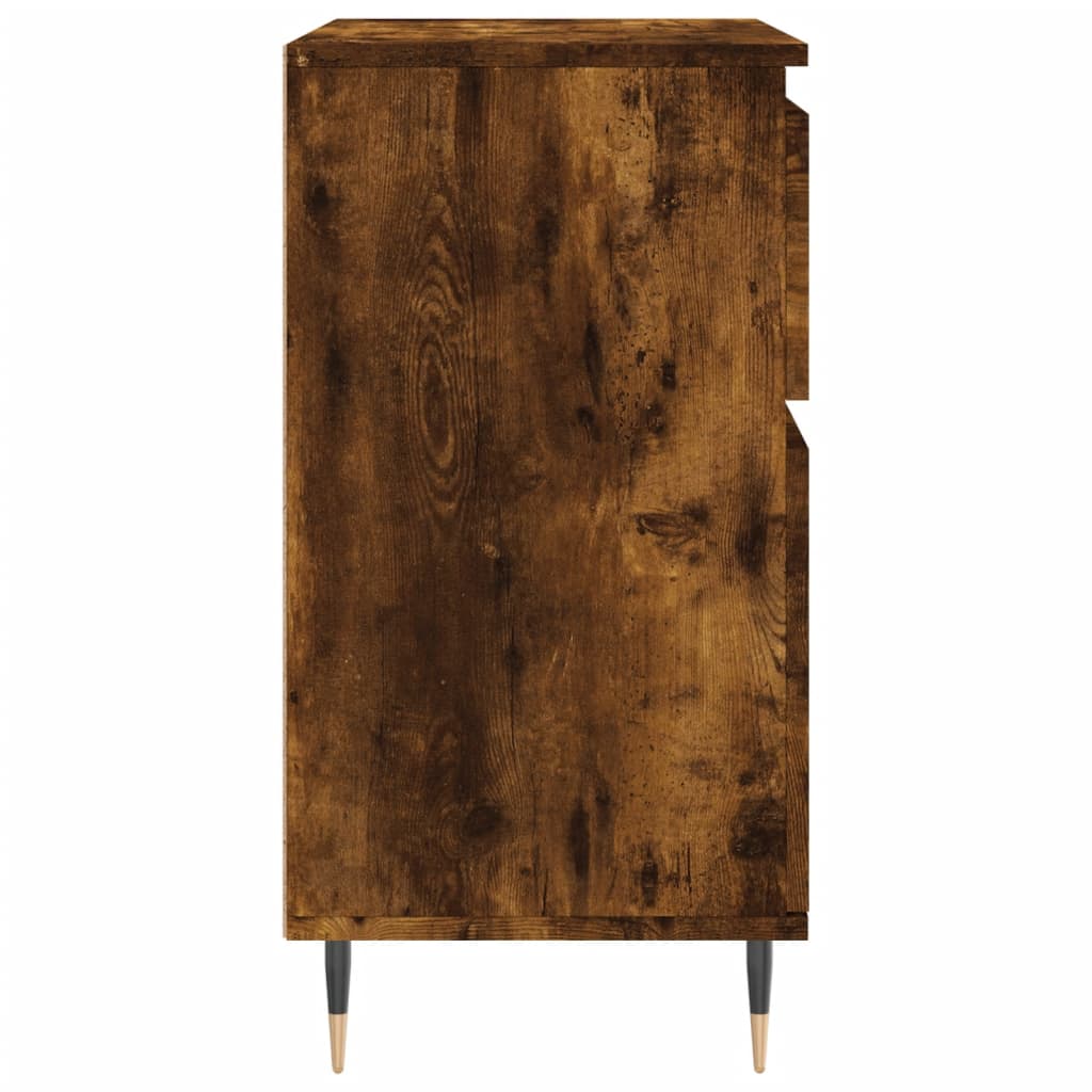 Komoda boja dimljenog hrasta 60 x 35 x 70 cm konstruirano drvo