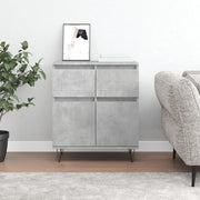 Komoda siva boja betona 60x35x70 cm od konstruiranog drva