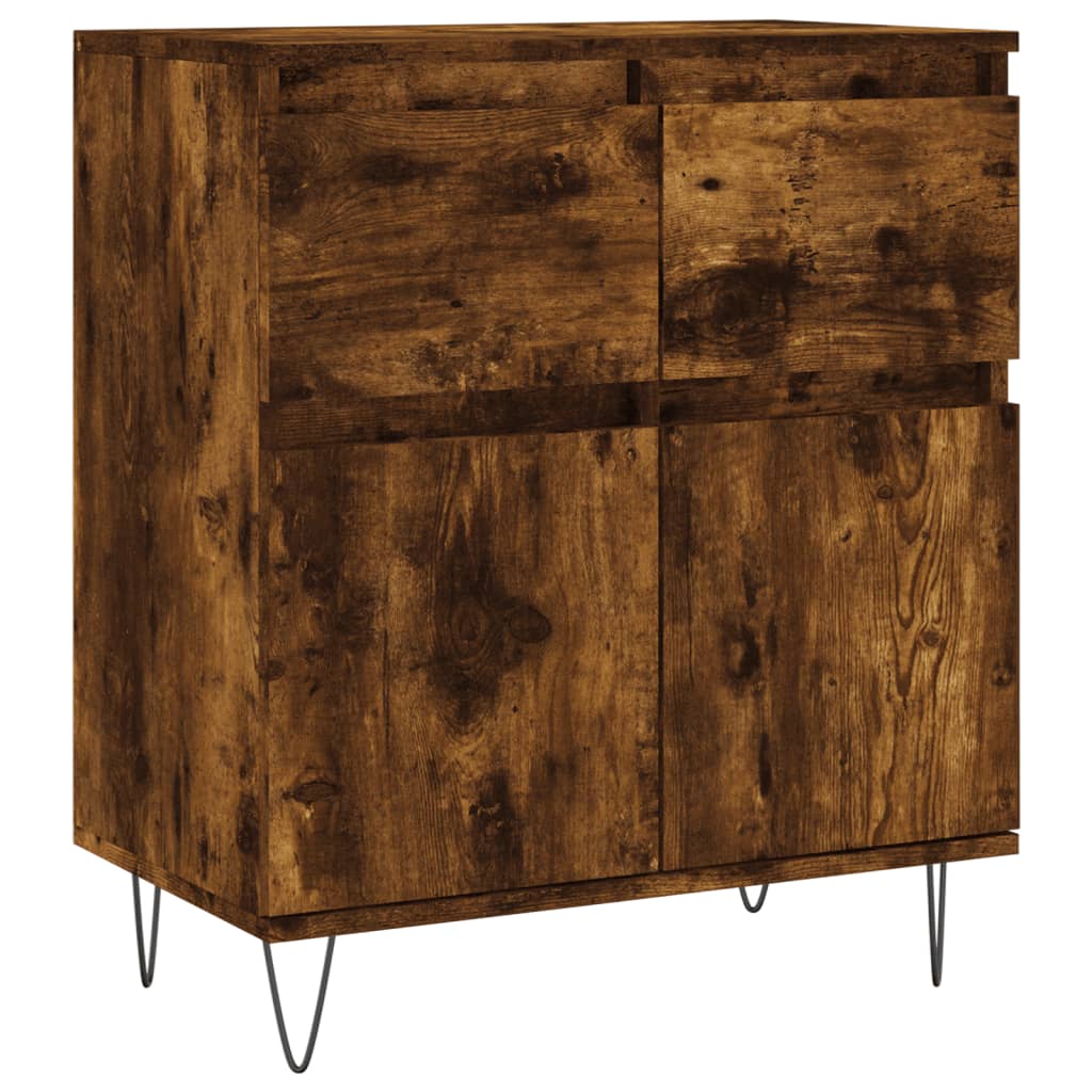 Komoda boja dimljenog hrasta 60 x 35 x 70 cm konstruirano drvo