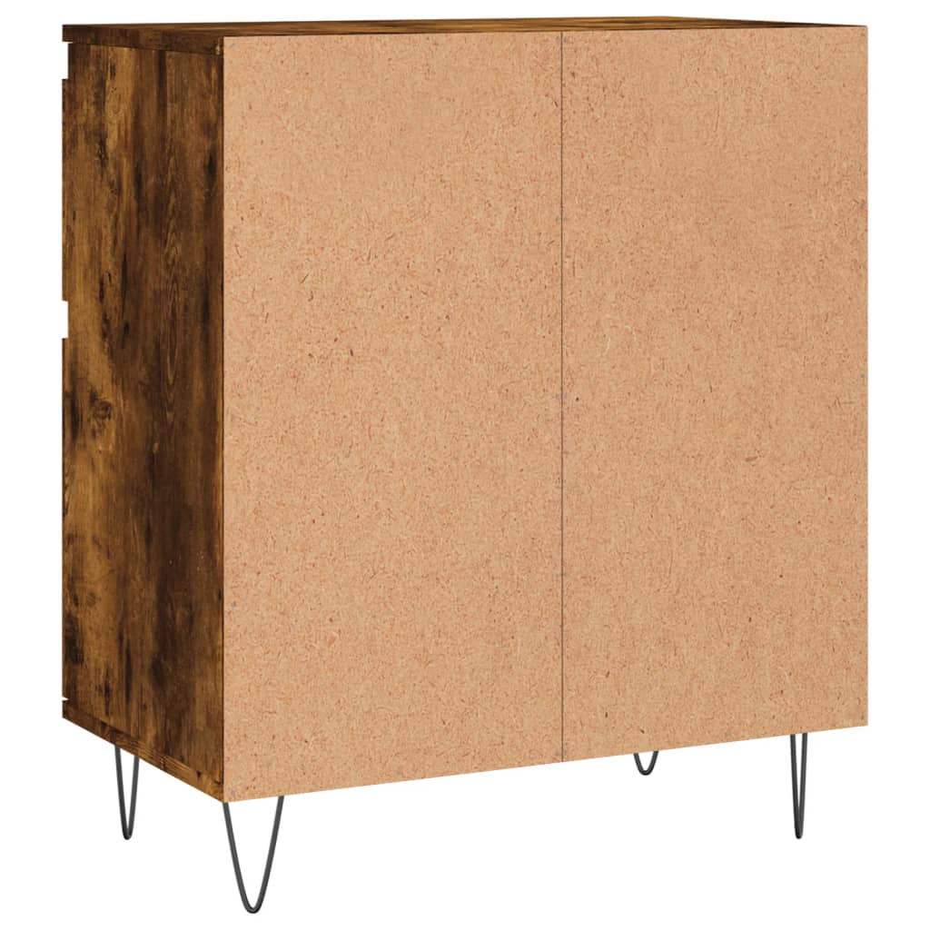 Komoda boja dimljenog hrasta 60 x 35 x 70 cm konstruirano drvo