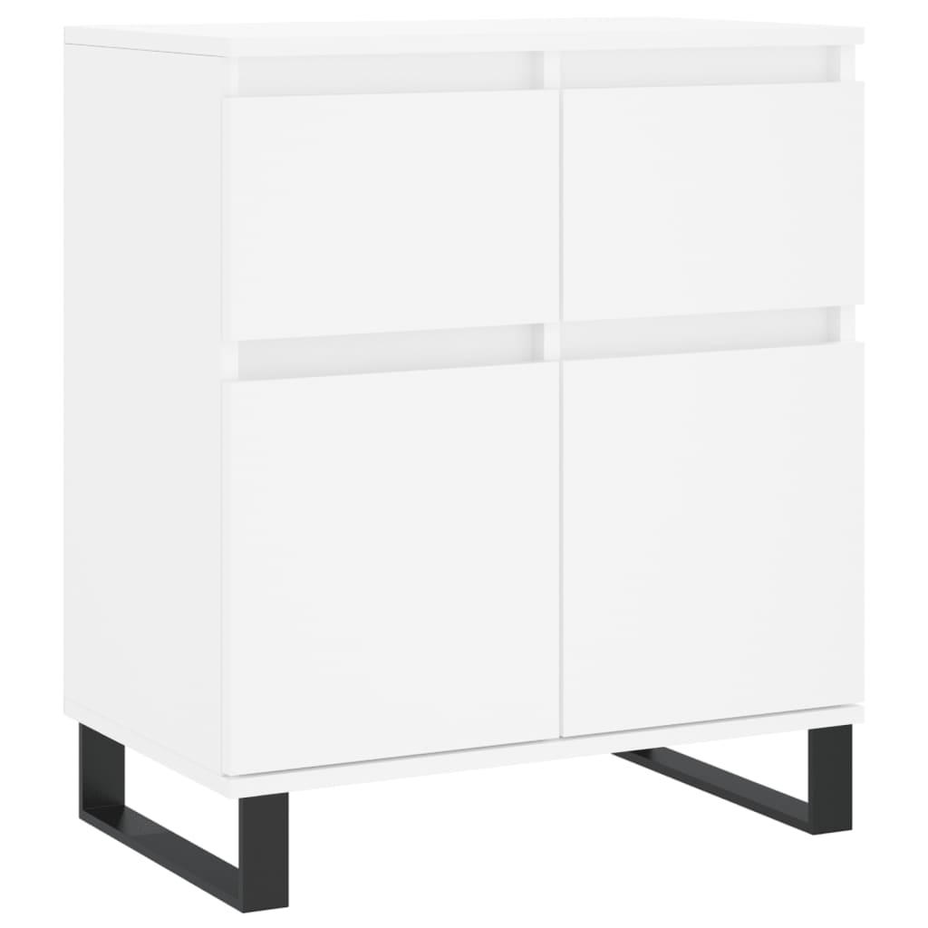 Komoda bijela 60 x 35 x 70 cm od konstruiranog drva