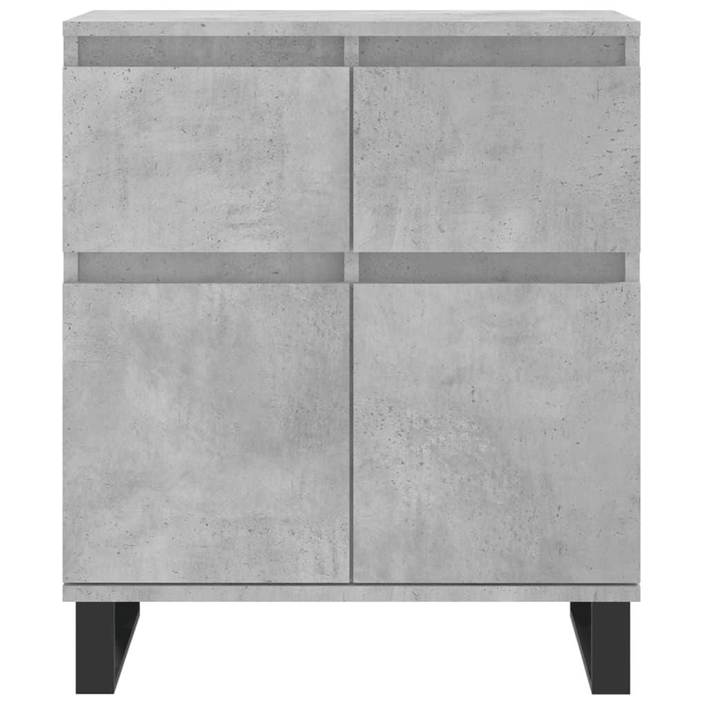 Komoda siva boja betona 60x35x70 cm od konstruiranog drva