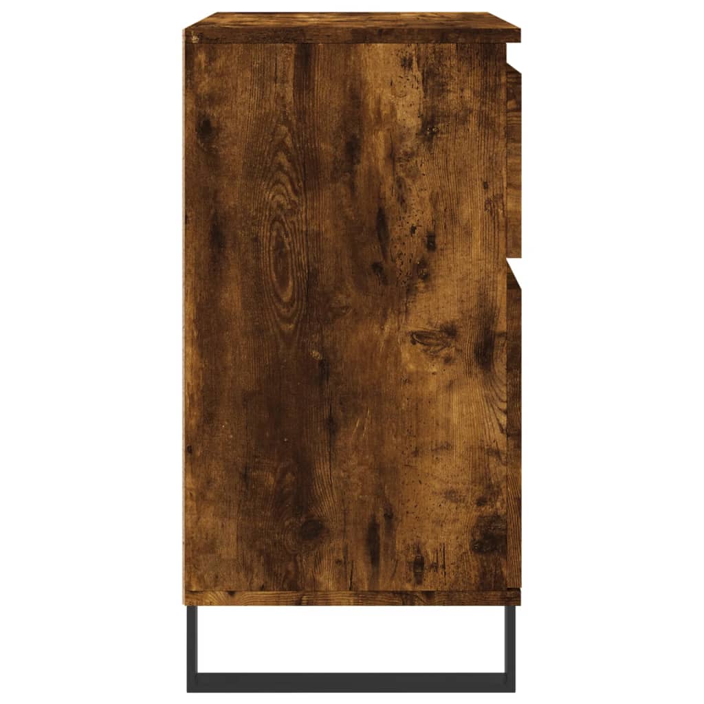 Komoda boja dimljenog hrasta 60 x 35 x 70 cm konstruirano drvo