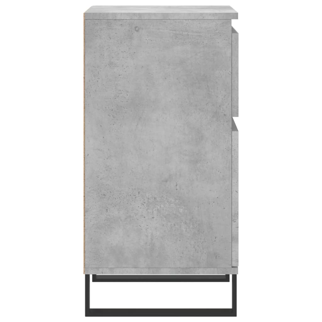 Komoda siva boja betona 40 x 35 x 70 cm od konstruiranog drva