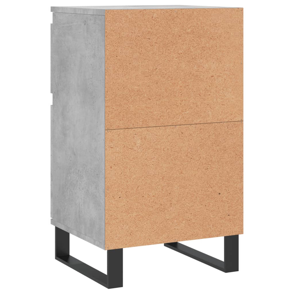 Komoda siva boja betona 40 x 35 x 70 cm od konstruiranog drva