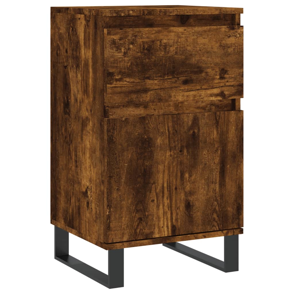 Komoda boja dimljenog hrasta 40 x 35 x 70 cm konstruirano drvo