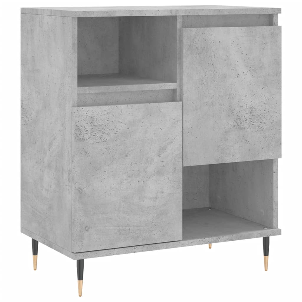 Komoda siva boja betona 60x35x70 cm od konstruiranog drva