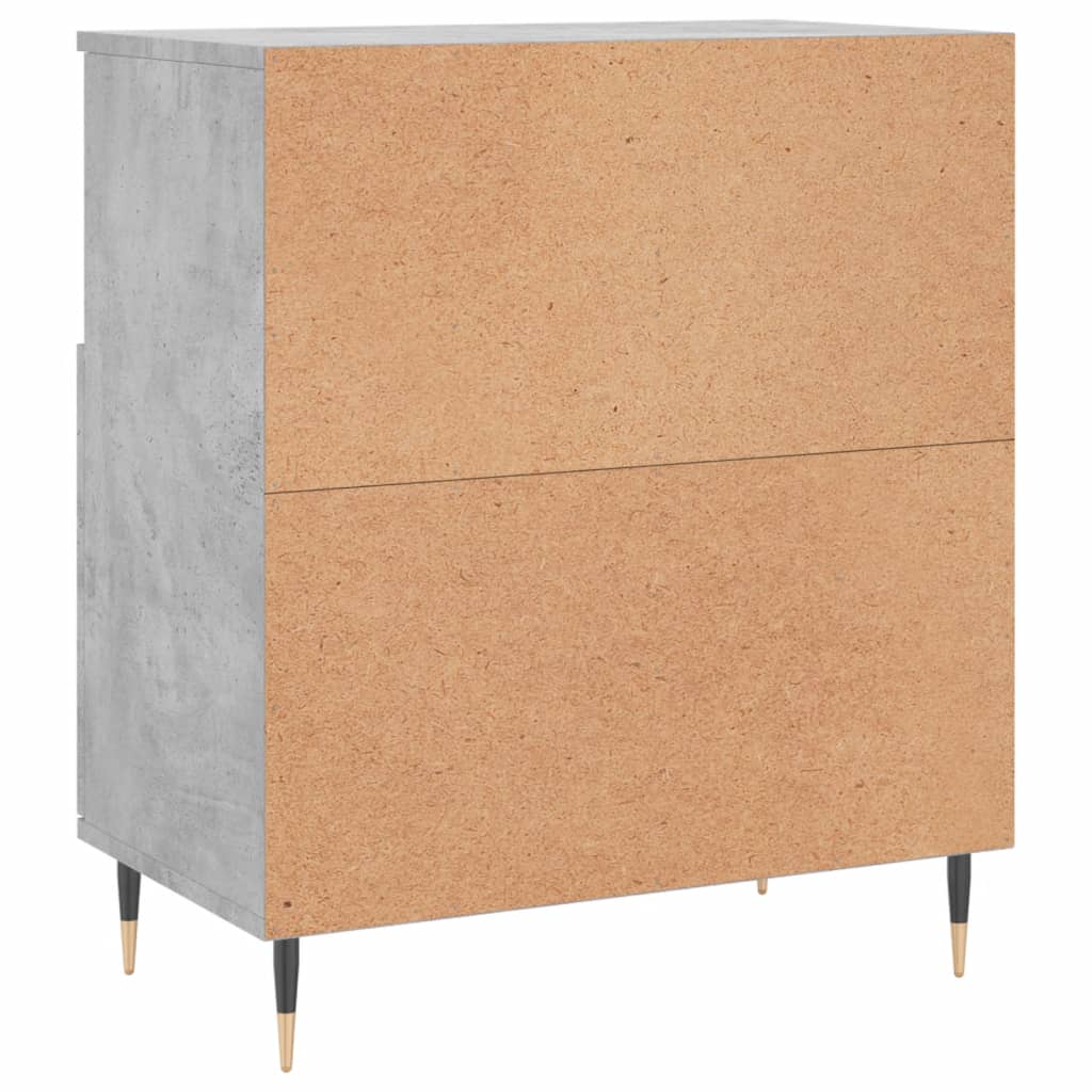 Komoda siva boja betona 60x35x70 cm od konstruiranog drva