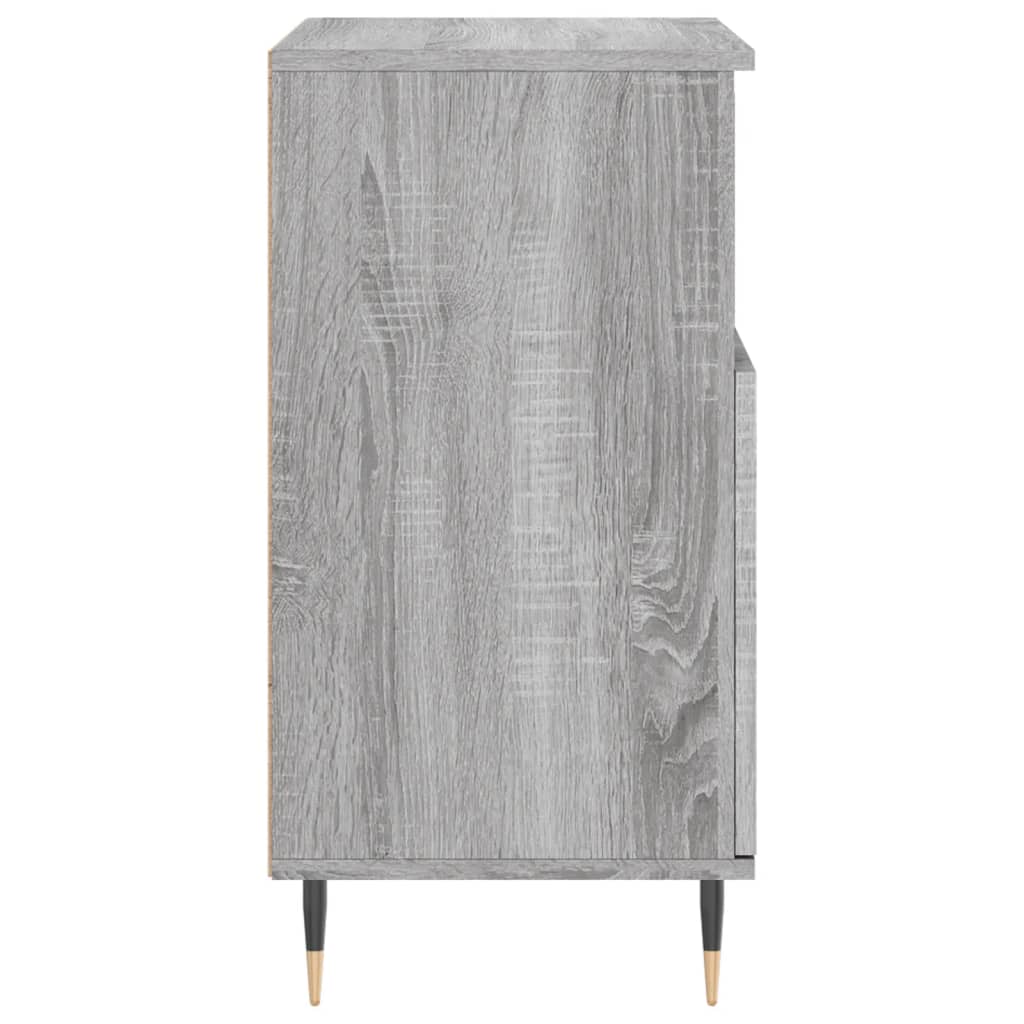 Komoda sivog hrasta sonome 60x35x70 cm od konstruiranog drva