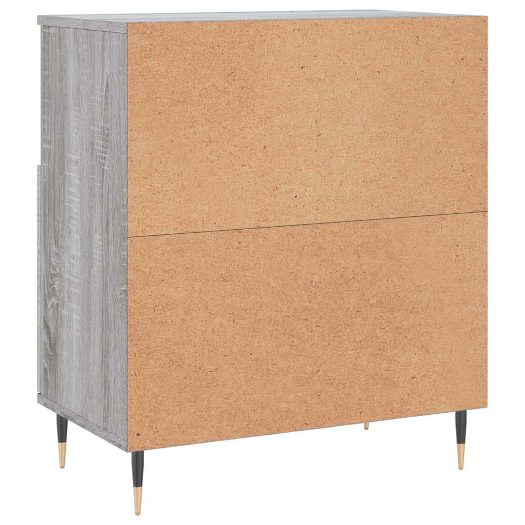 Komoda sivog hrasta sonome 60x35x70 cm od konstruiranog drva