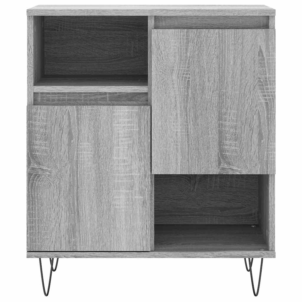 Komoda sivog hrasta sonome 60x35x70 cm od konstruiranog drva