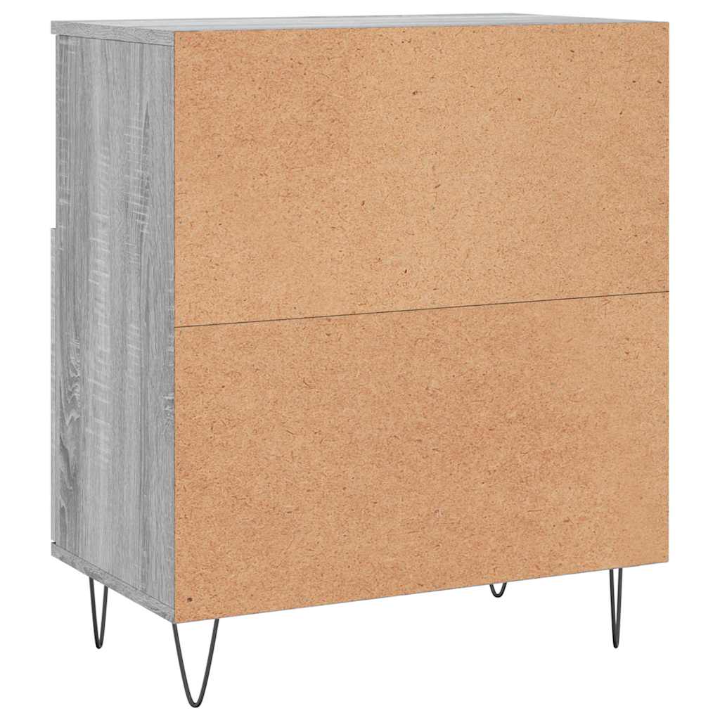 Komoda sivog hrasta sonome 60x35x70 cm od konstruiranog drva