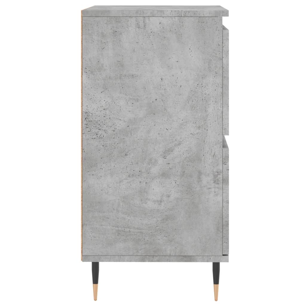 Komoda siva boja betona 60x35x70 cm od konstruiranog drva