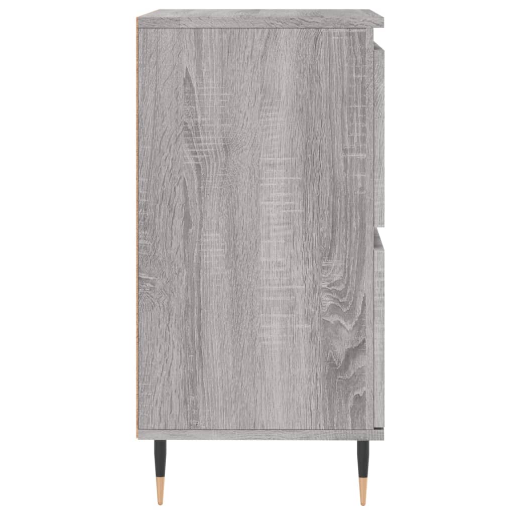 Komoda sivog hrasta sonome 60x35x70 cm od konstruiranog drva
