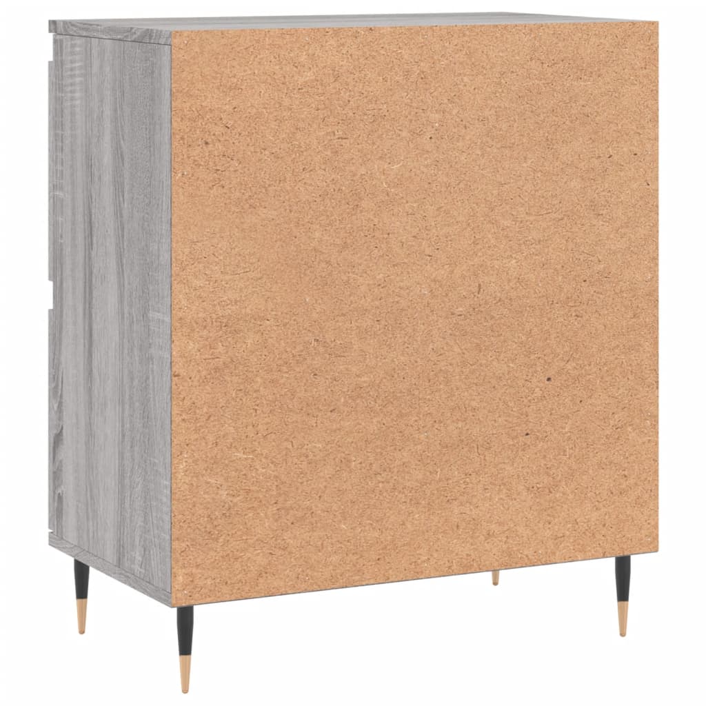 Komoda sivog hrasta sonome 60x35x70 cm od konstruiranog drva