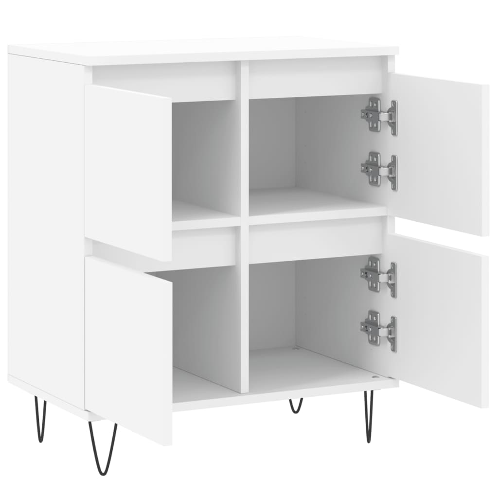 Komoda bijela 60 x 35 x 70 cm od konstruiranog drva