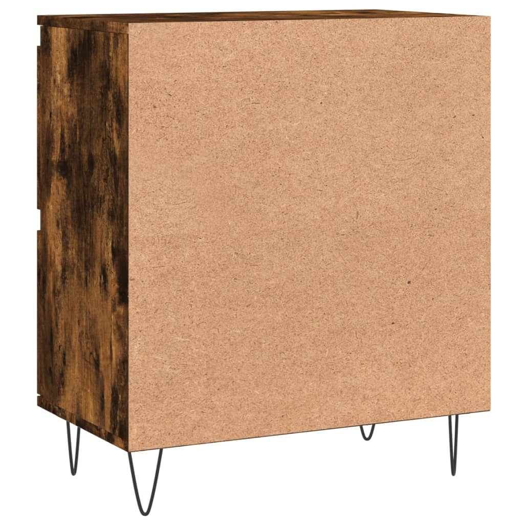 Komoda boja dimljenog hrasta 60 x 35 x 70 cm konstruirano drvo