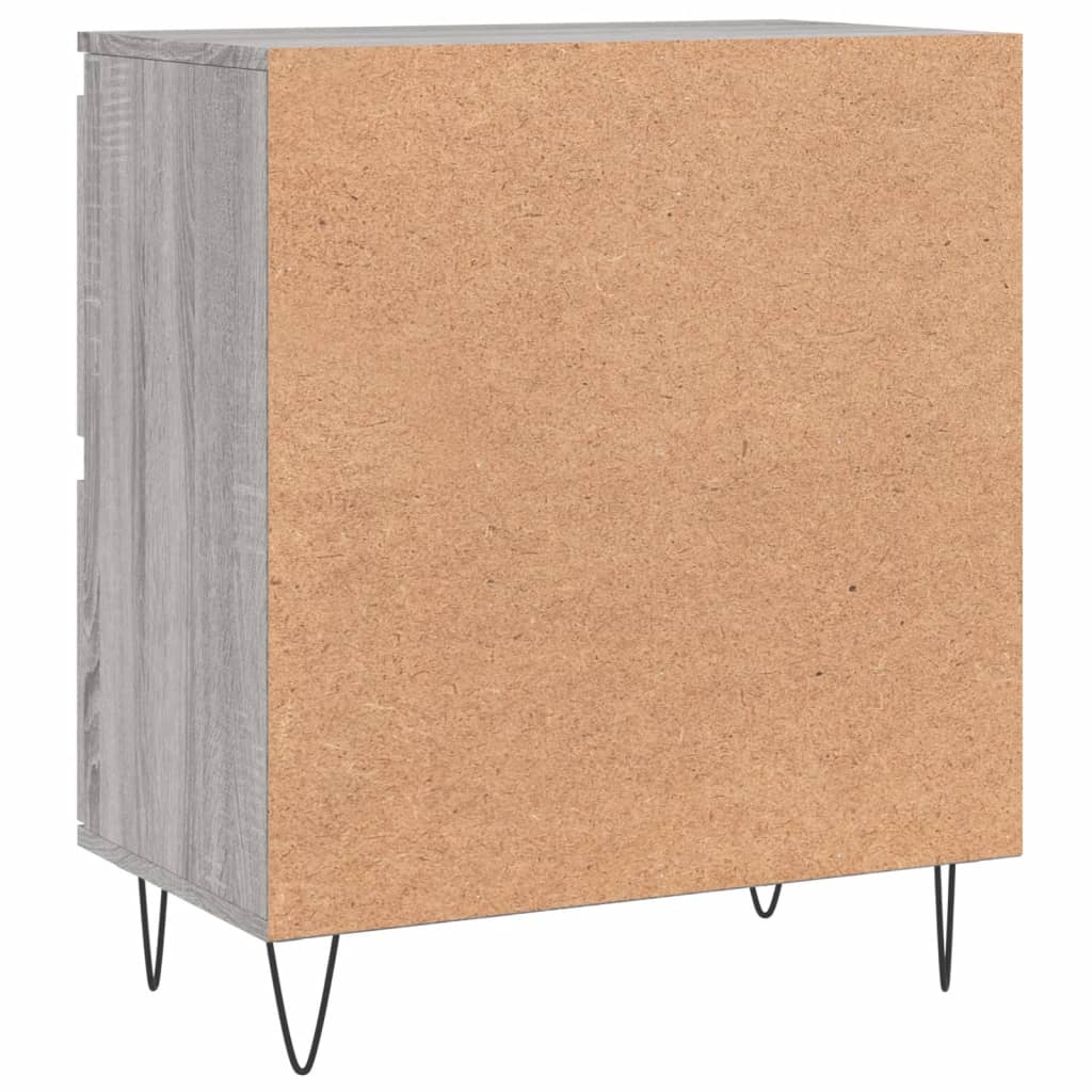 Komoda sivog hrasta sonome 60x35x70 cm od konstruiranog drva
