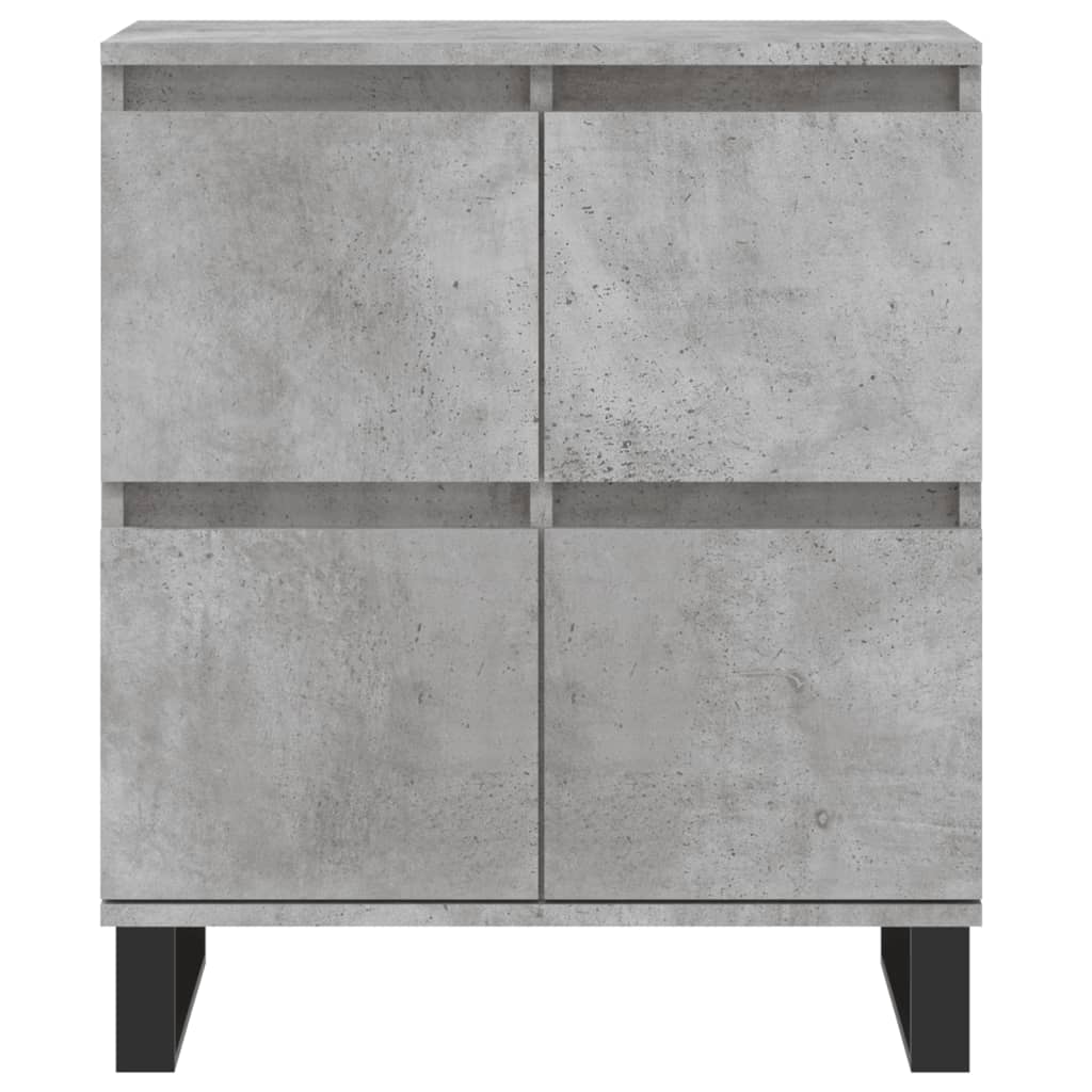 Komoda siva boja betona 60x35x70 cm od konstruiranog drva