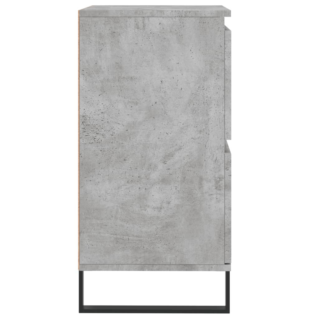 Komoda siva boja betona 60x35x70 cm od konstruiranog drva