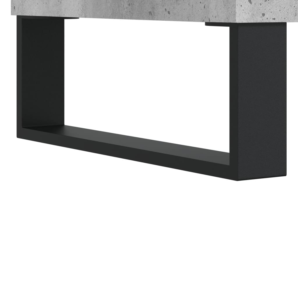 Komoda siva boja betona 60x35x70 cm od konstruiranog drva