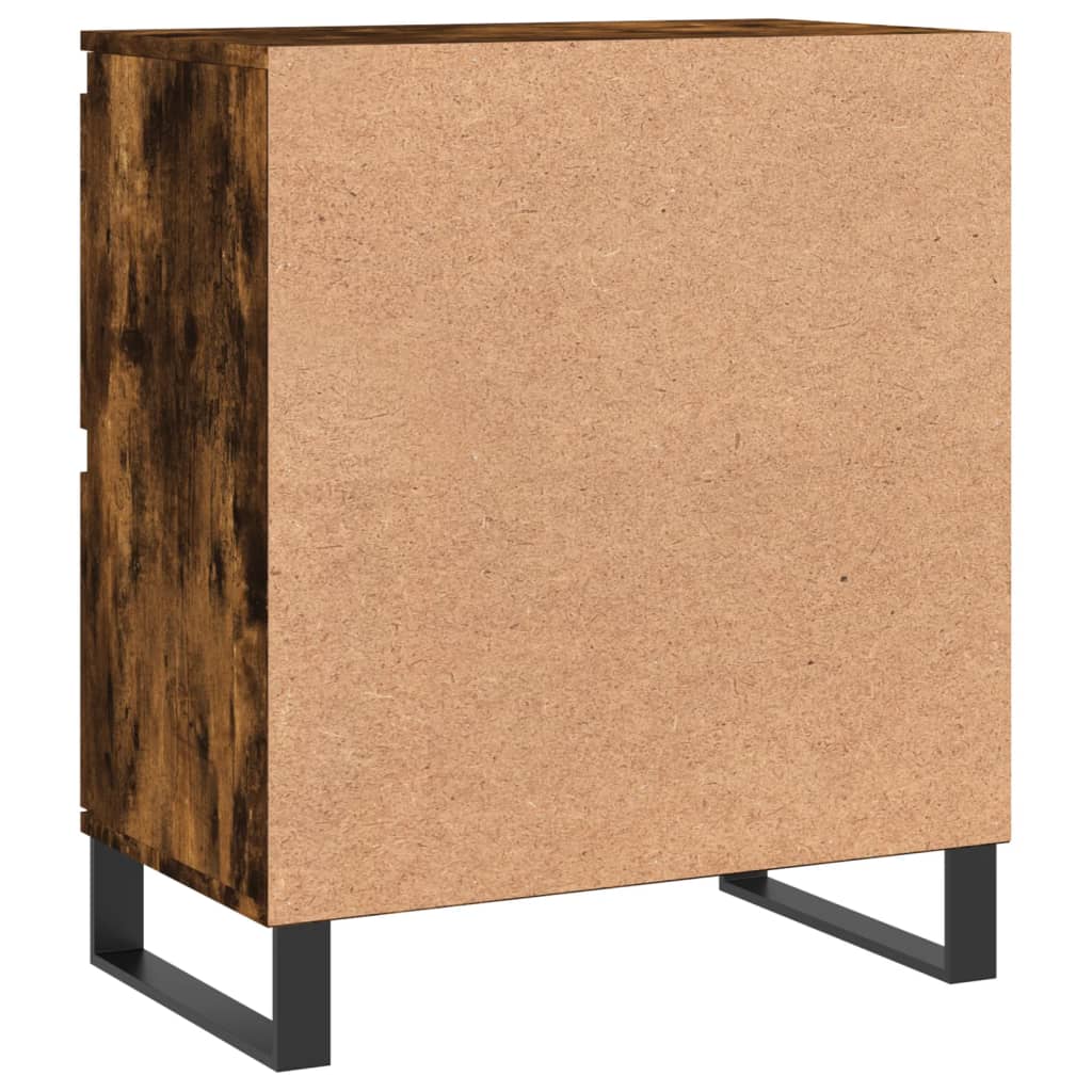 Komoda boja dimljenog hrasta 60 x 35 x 70 cm konstruirano drvo