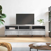 TV ormarić boja betona 150x30x44,5 cm od konstruiranog drva Siva