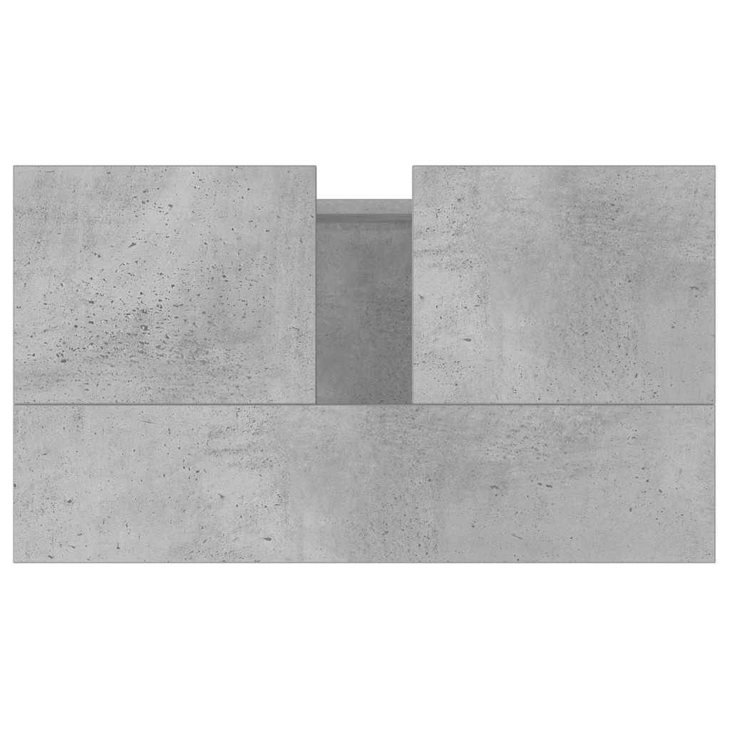 Kupaonski ormarić boja betona 58x33x60 cm od konstruiranog drva
