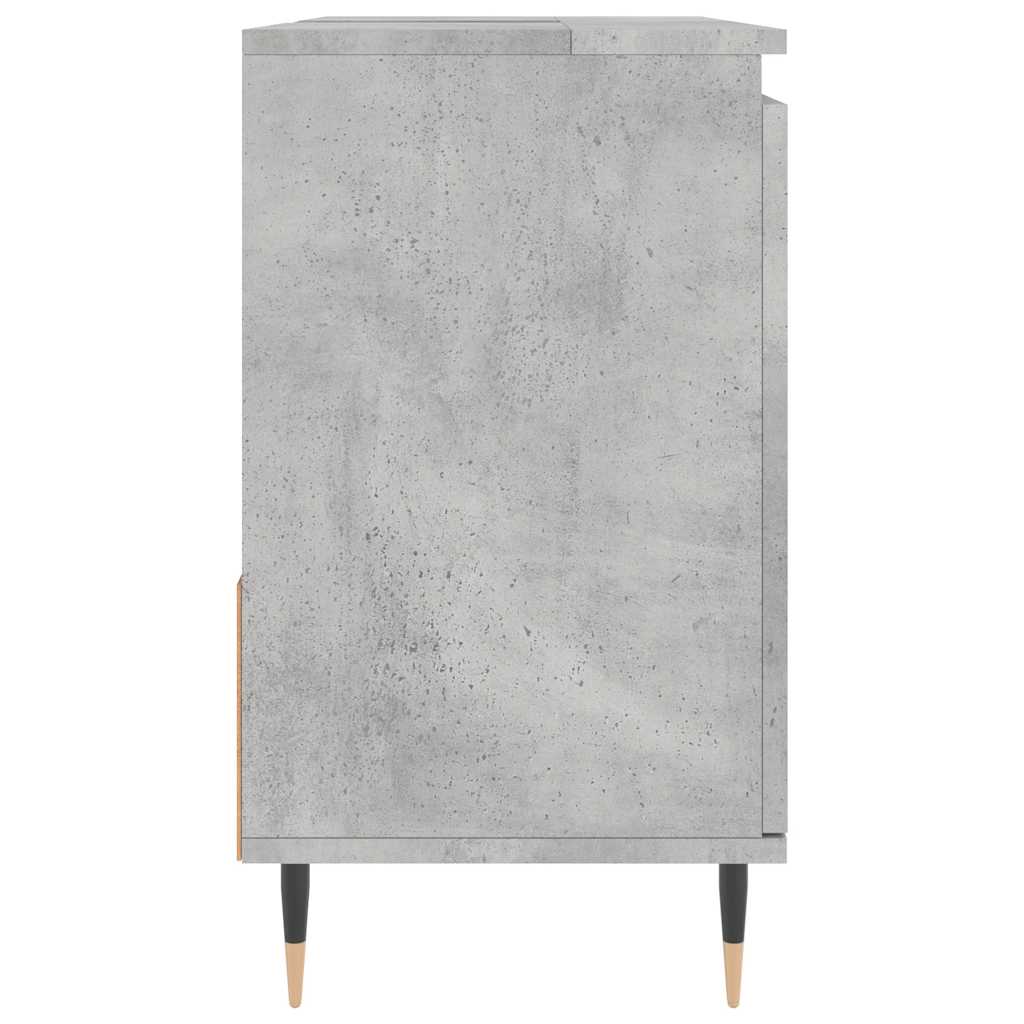 Kupaonski ormarić boja betona 65x33x60 cm od konstruiranog drva