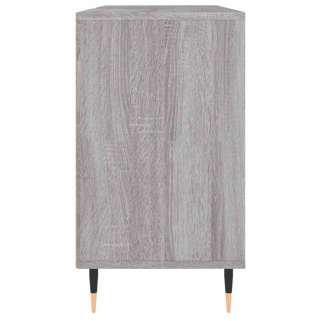 Kupaonski ormarić siva boja hrasta 80 x 33 x 60 cm drveni