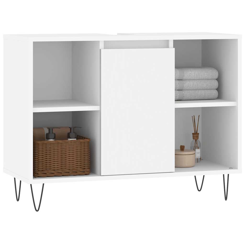 Kupaonski ormarić bijeli 80 x 33 x 60 cm od konstruiranog drva