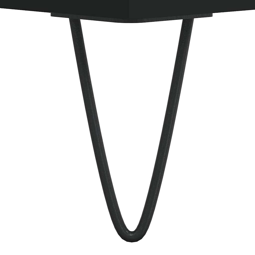 Kupaonski ormarić crni 80 x 33 x 60 cm od konstruiranog drva