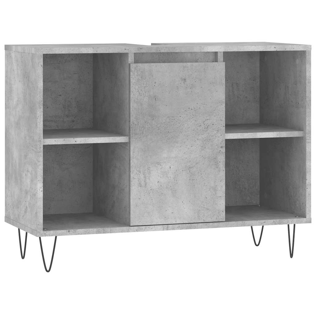 Kupaonski ormarić boja betona 80x33x60 cm od konstruiranog drva