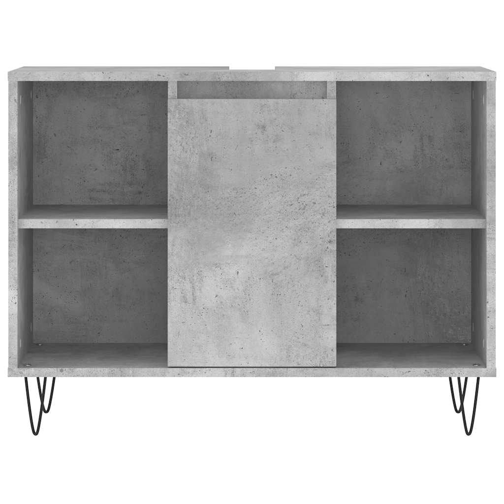 Kupaonski ormarić boja betona 80x33x60 cm od konstruiranog drva
