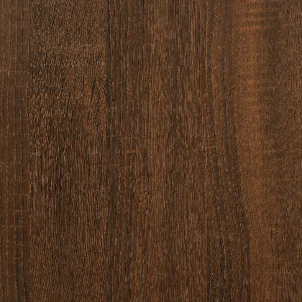 Ormarić za umivaonik smeđa boja hrasta 80x33x60 cm drveni