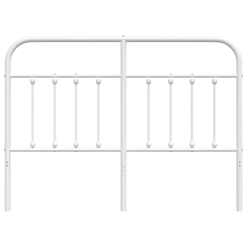 Metalno zamjensko uzglavlje bijelo 140 cm