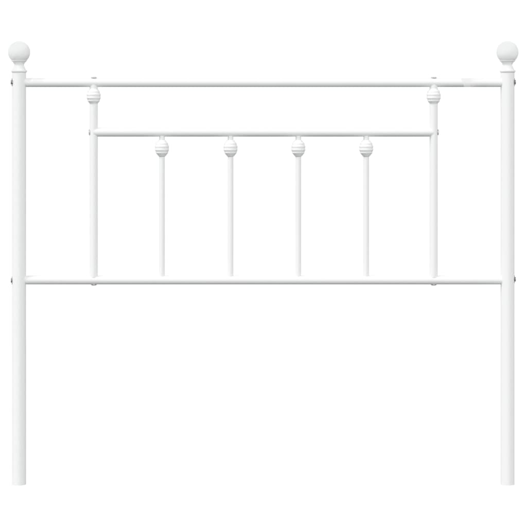 Metalno zamjensko uzglavlje bijelo 107 cm
