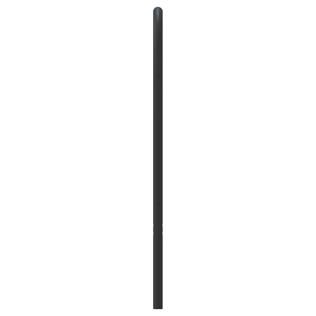 Metalno zamjensko uzglavlje crno 120 cm