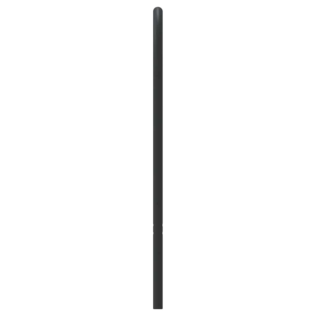 Metalno zamjensko uzglavlje crno 160 cm