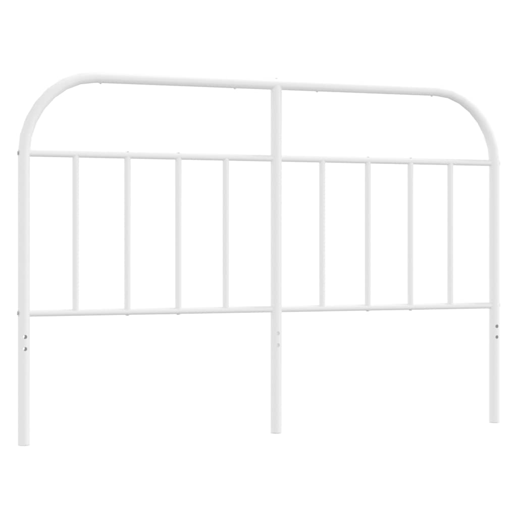 Metalno zamjensko uzglavlje bijelo 135 cm