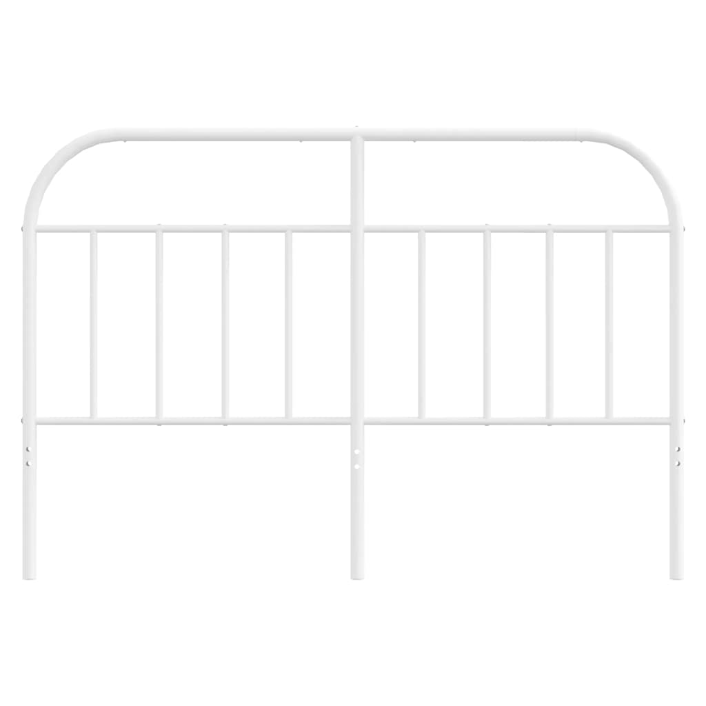 Metalno zamjensko uzglavlje bijelo 135 cm