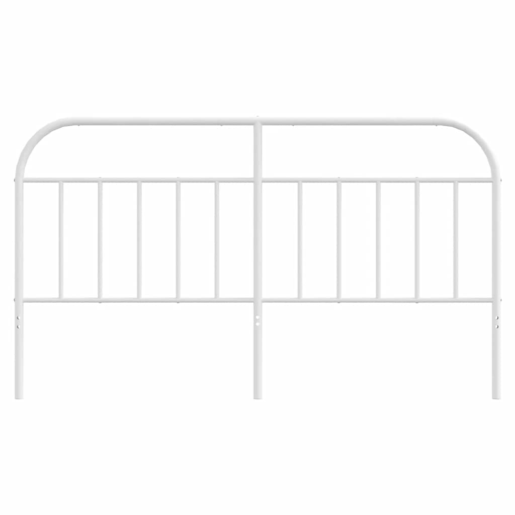 Metalno zamjensko uzglavlje bijelo 180 cm