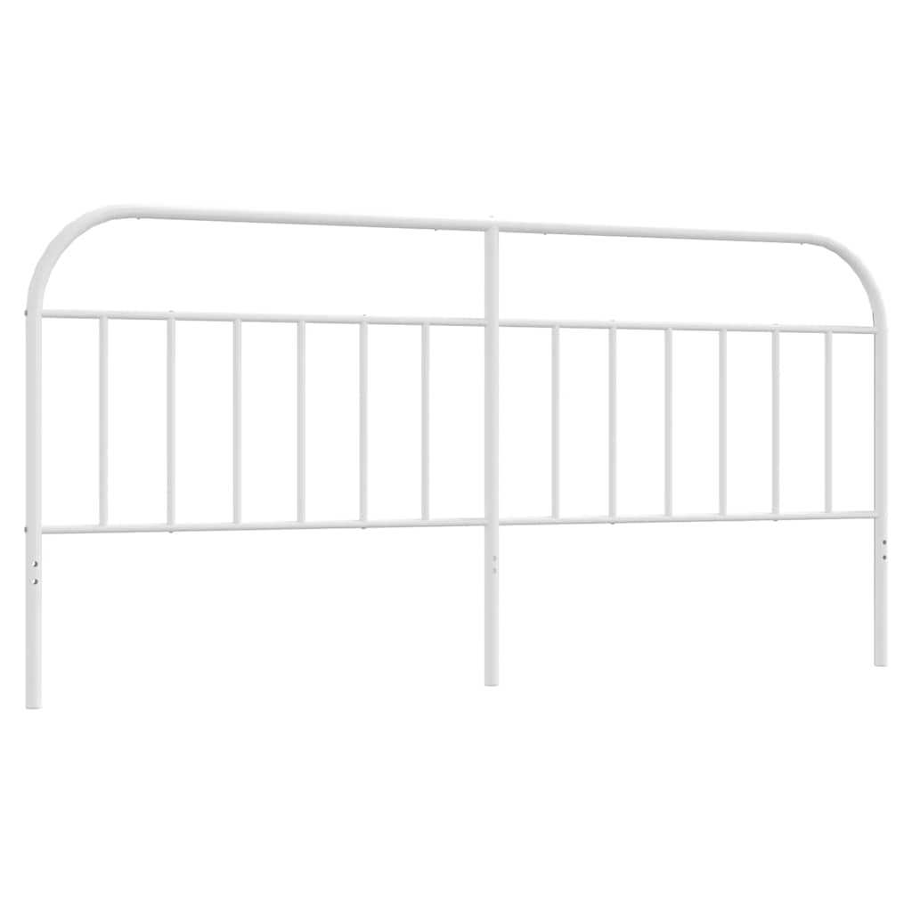 Metalno zamjensko uzglavlje bijelo 193 cm