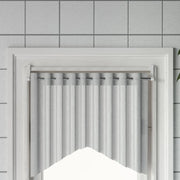 Karniše 2 kom bijelo-srebrne 40 - 60 cm aluminijske