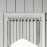 Karniše 2 kom bijelo-srebrne 60-105 cm aluminijske