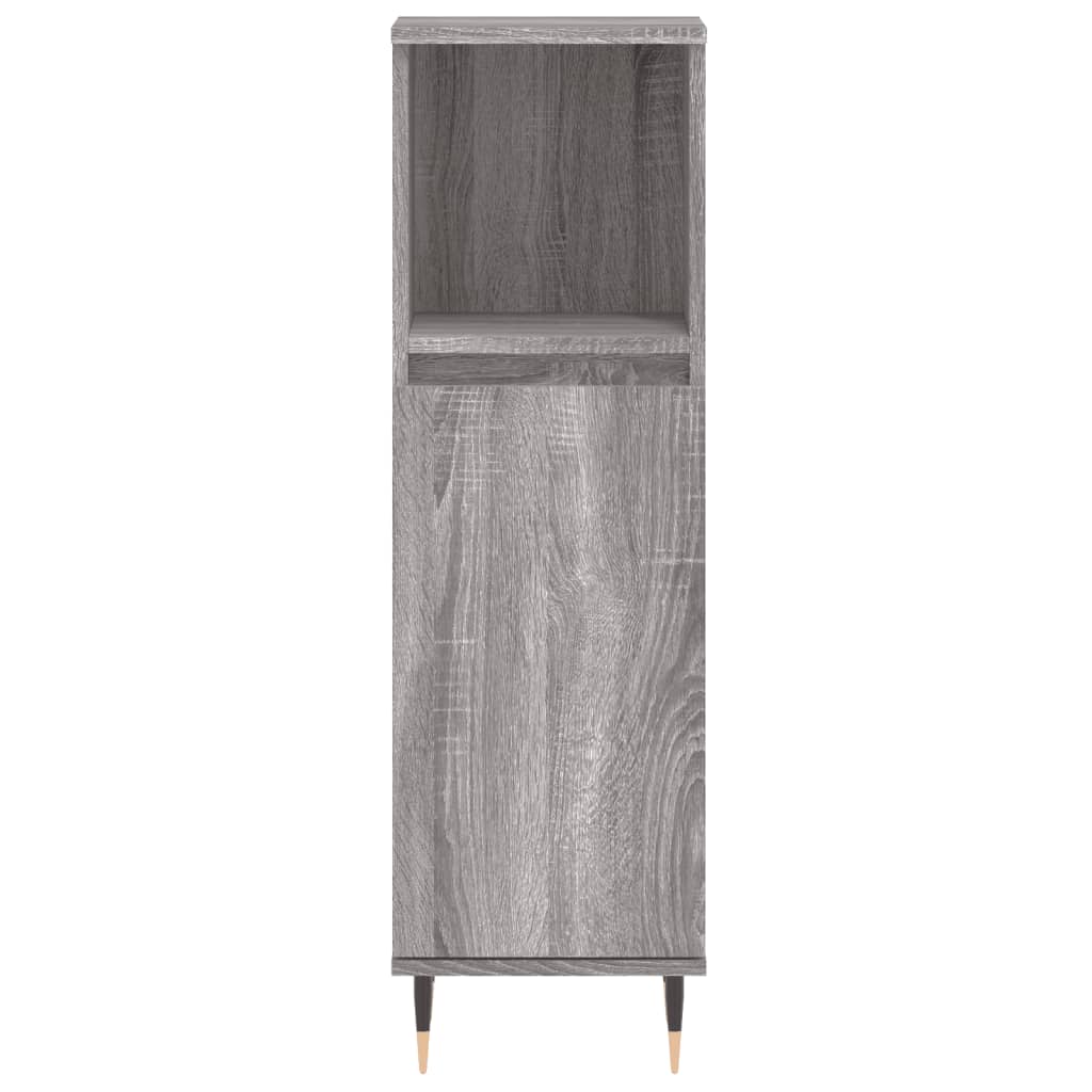3-dijelni set kupaonskih ormarića boja hrasta sonome drveni