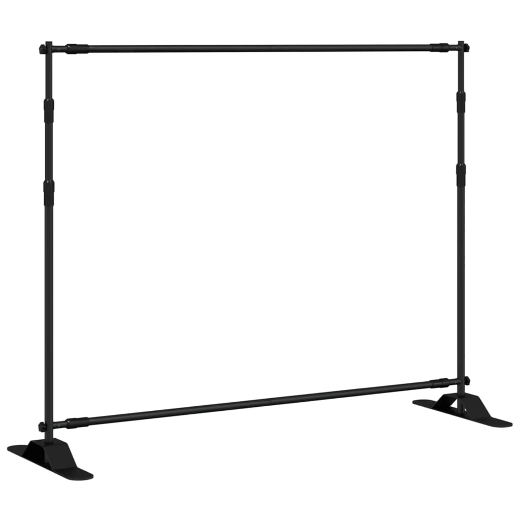 Stalak za pozadinu crni 254 x 243 cm čelični