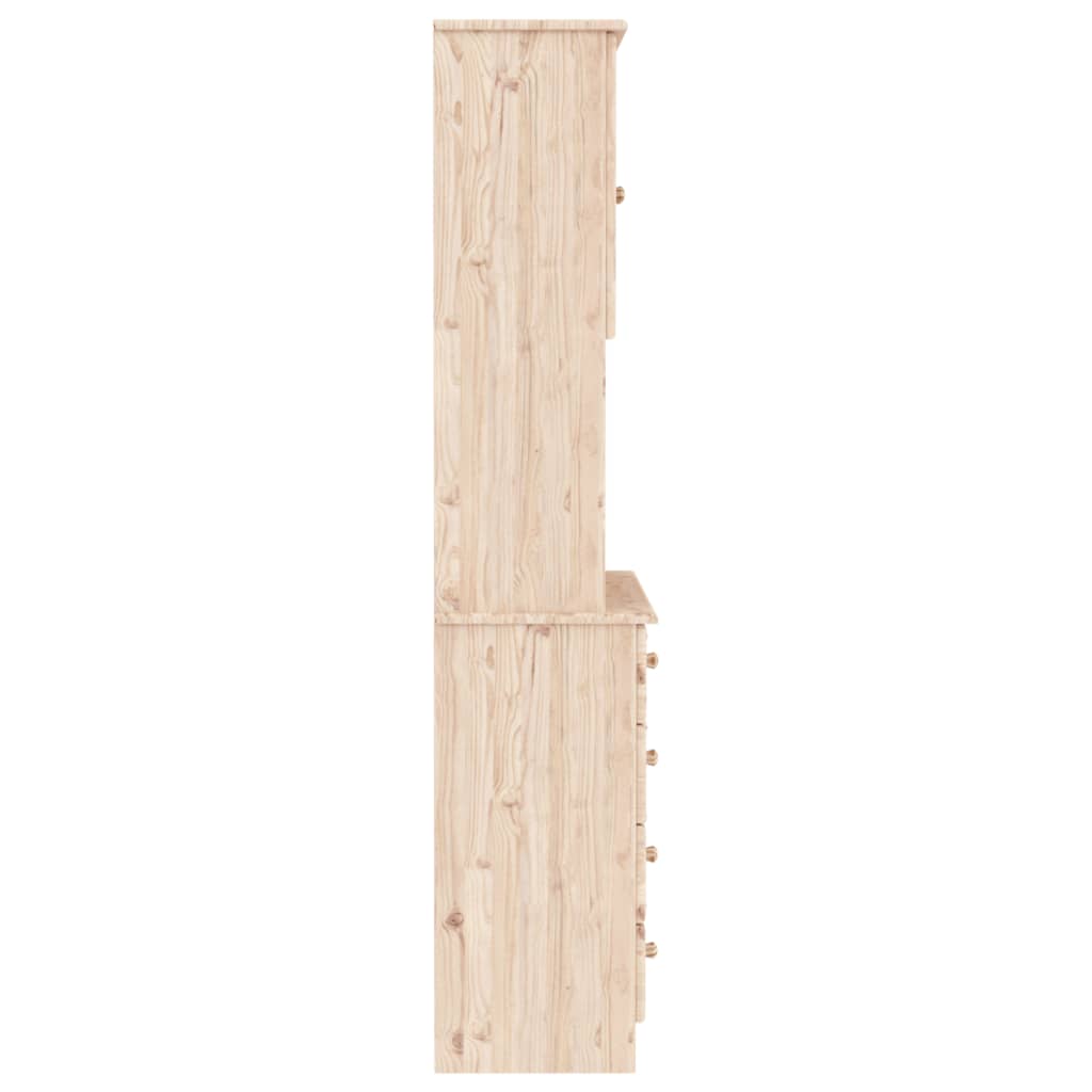 Visoka komoda ALTA 77 x 35 x 165 cm od masivne borovine