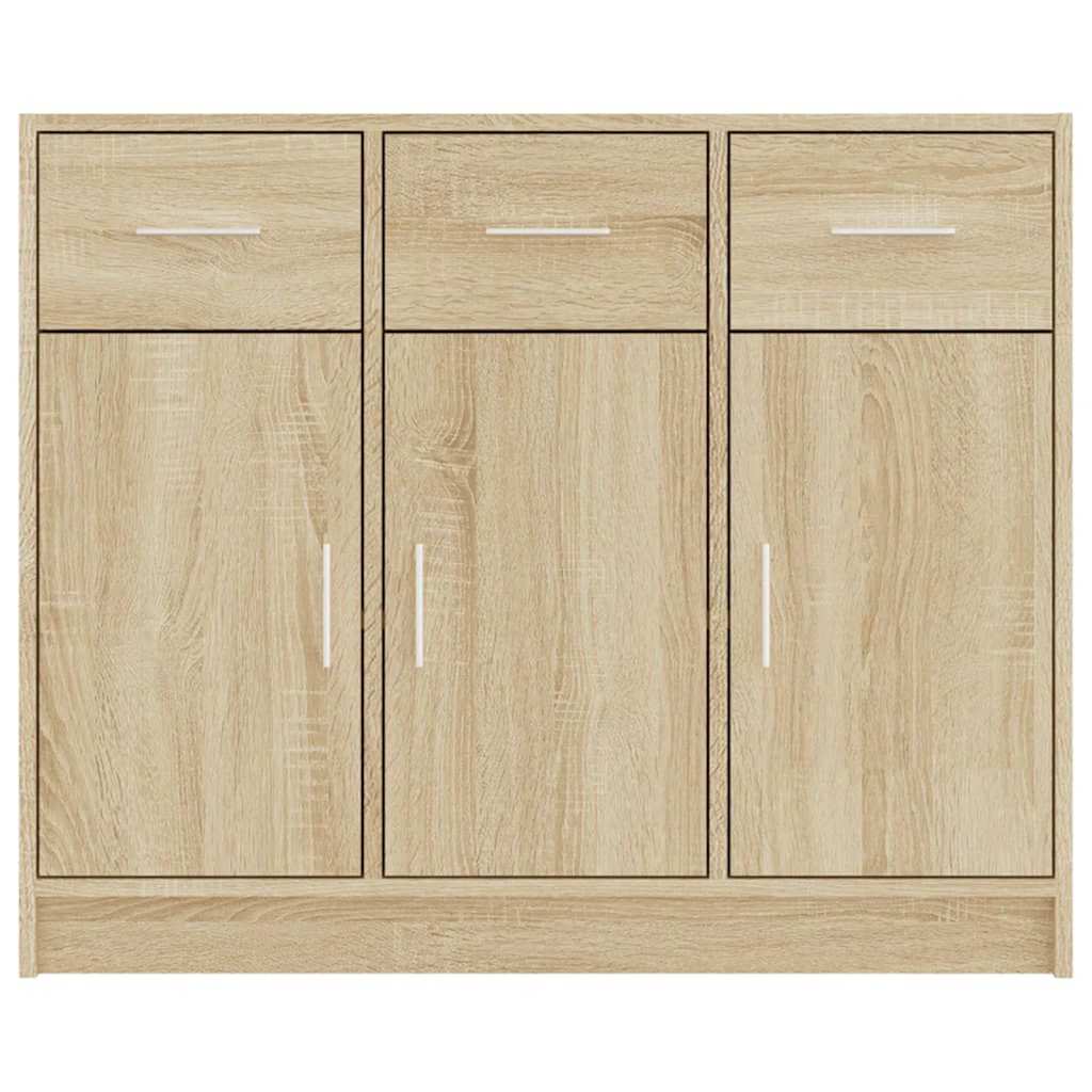 Komoda boja hrasta sonome 91x28x75 cm od konstruiranog drva